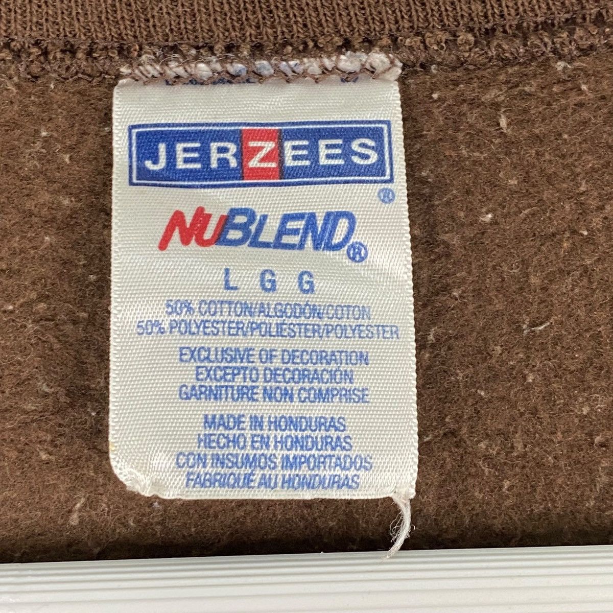 Jerzees Vintage Jerzees Embroidered Crewneck Sweatshirt Brown Size US M / EU 48-50 / 2 - 5 Thumbnail
