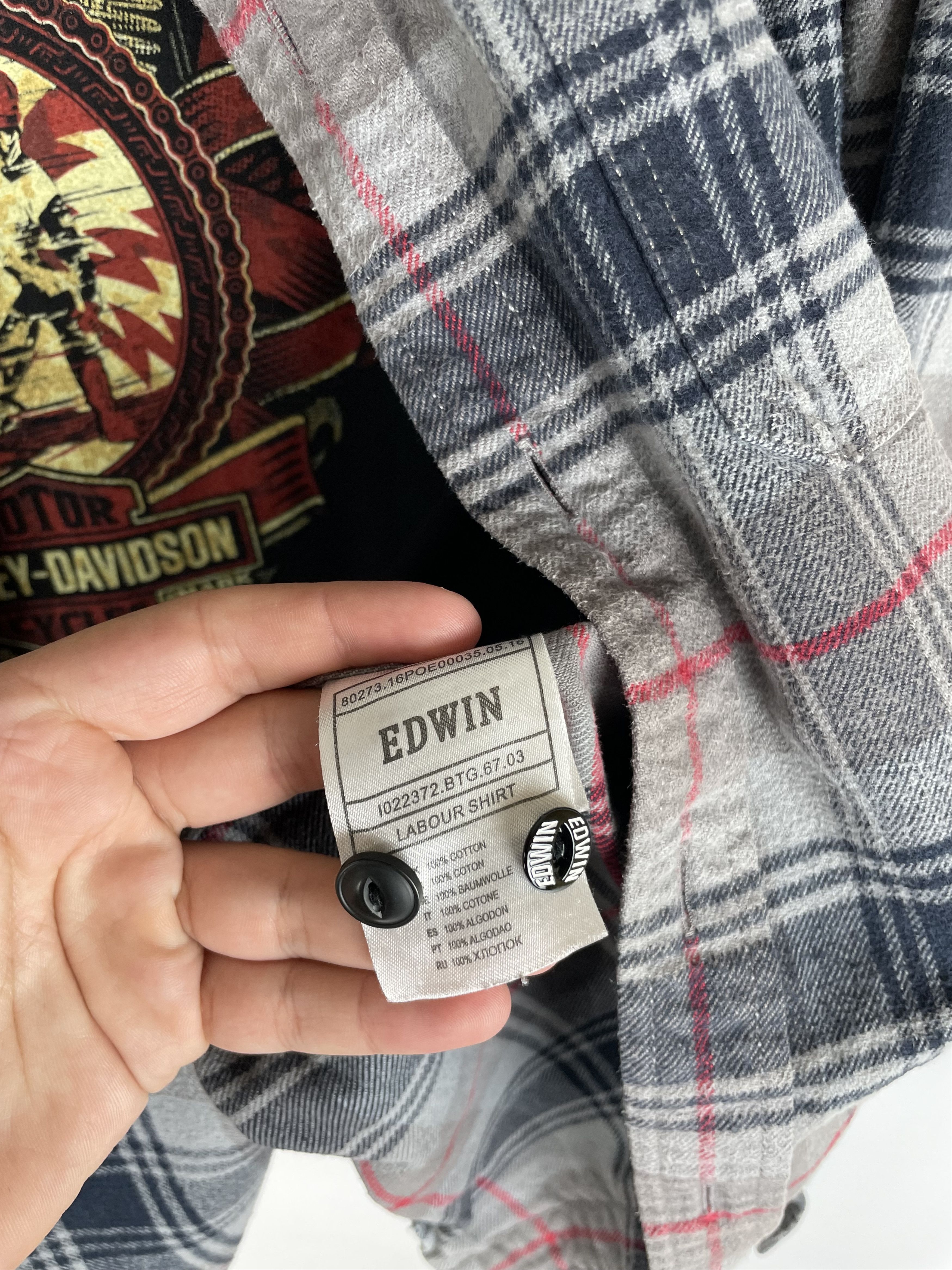 Edwin Flannel Vintage Mens Shirt Size US M / EU 48-50 / 2 - 8 Thumbnail