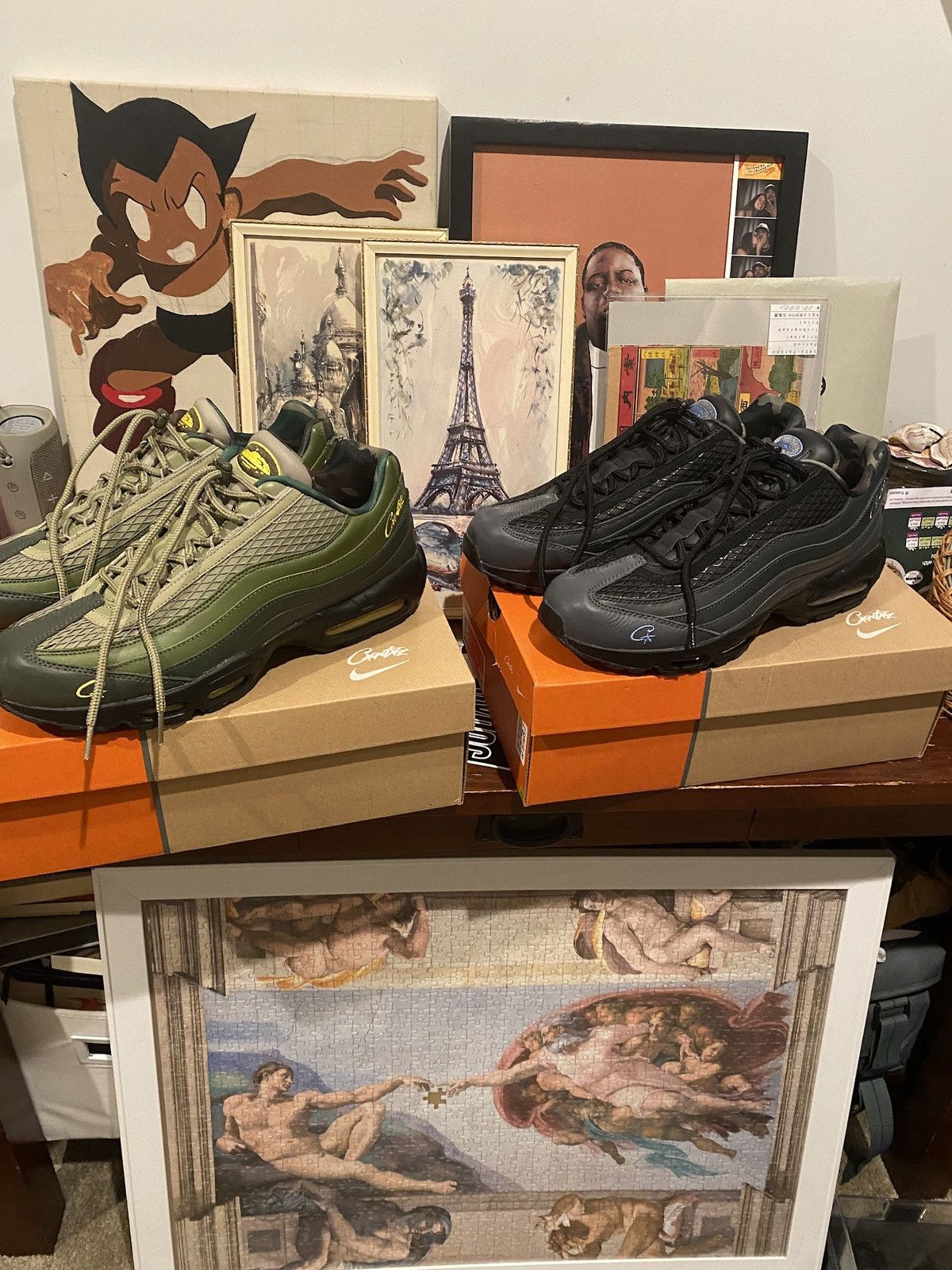 Corteiz × Nike Corteiz x Air Max 95 SP “Rules The World - Aegean Storm” Size US 12 / EU 45 - 1 Thumbnail