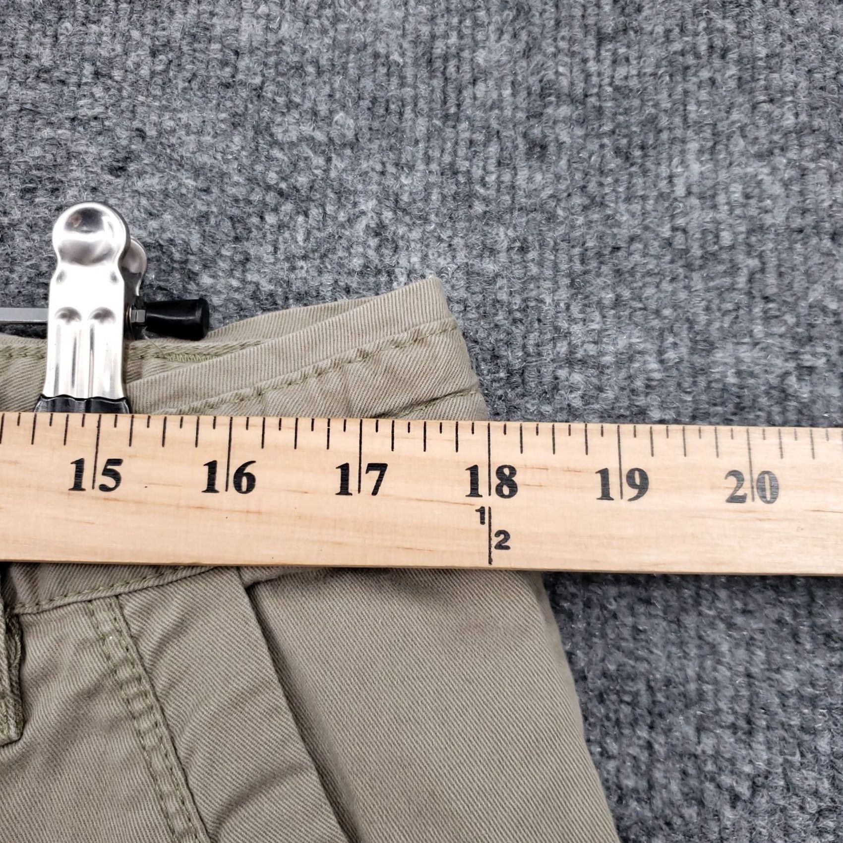 George George & Martha Pants Womens 16 Capri Zip Draw String Brown Mid Rise Wide-Leg Capris Belted Casual Formal Brown Cotton Blend 20 in Inseam Womens Pants Size 38" / US 16 / IT 52 - 7 Thumbnail