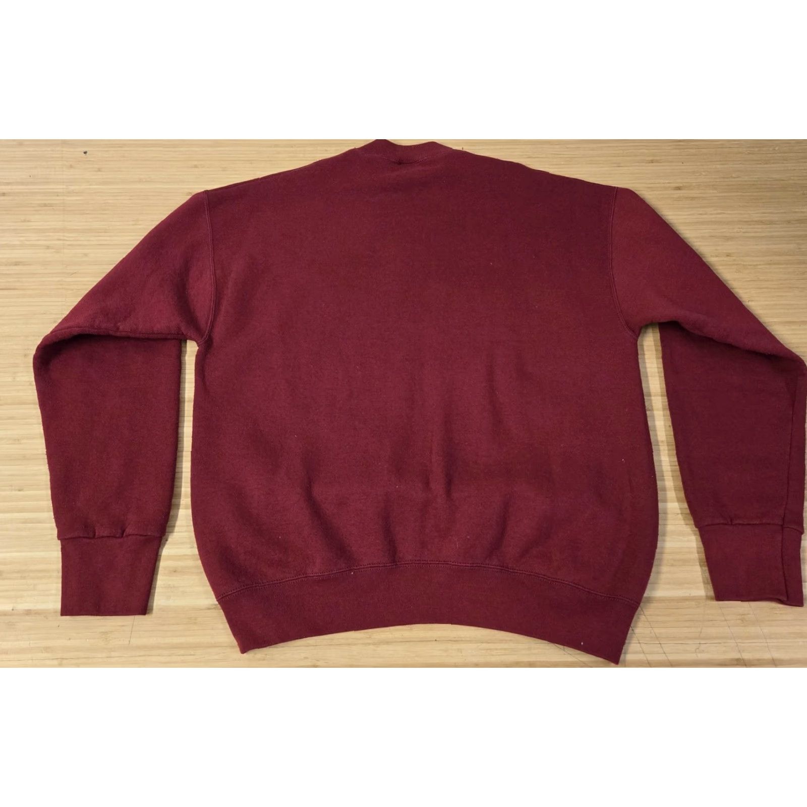 Fruit Of The Loom VINTAGE Fruit of the Loom Sweatshirt Mens Large Burgundy Arizona Crewneck 90s Size US L / EU 52-54 / 3 - 6 Thumbnail