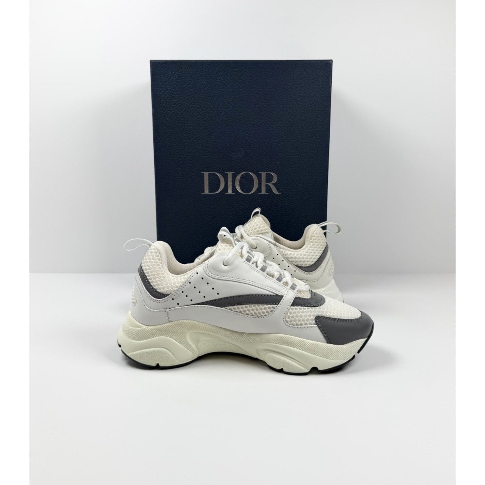 Dior Size 38EU/8W - Dior B22 White Silver NEW! Size US 8 / IT 38 - 5 Thumbnail