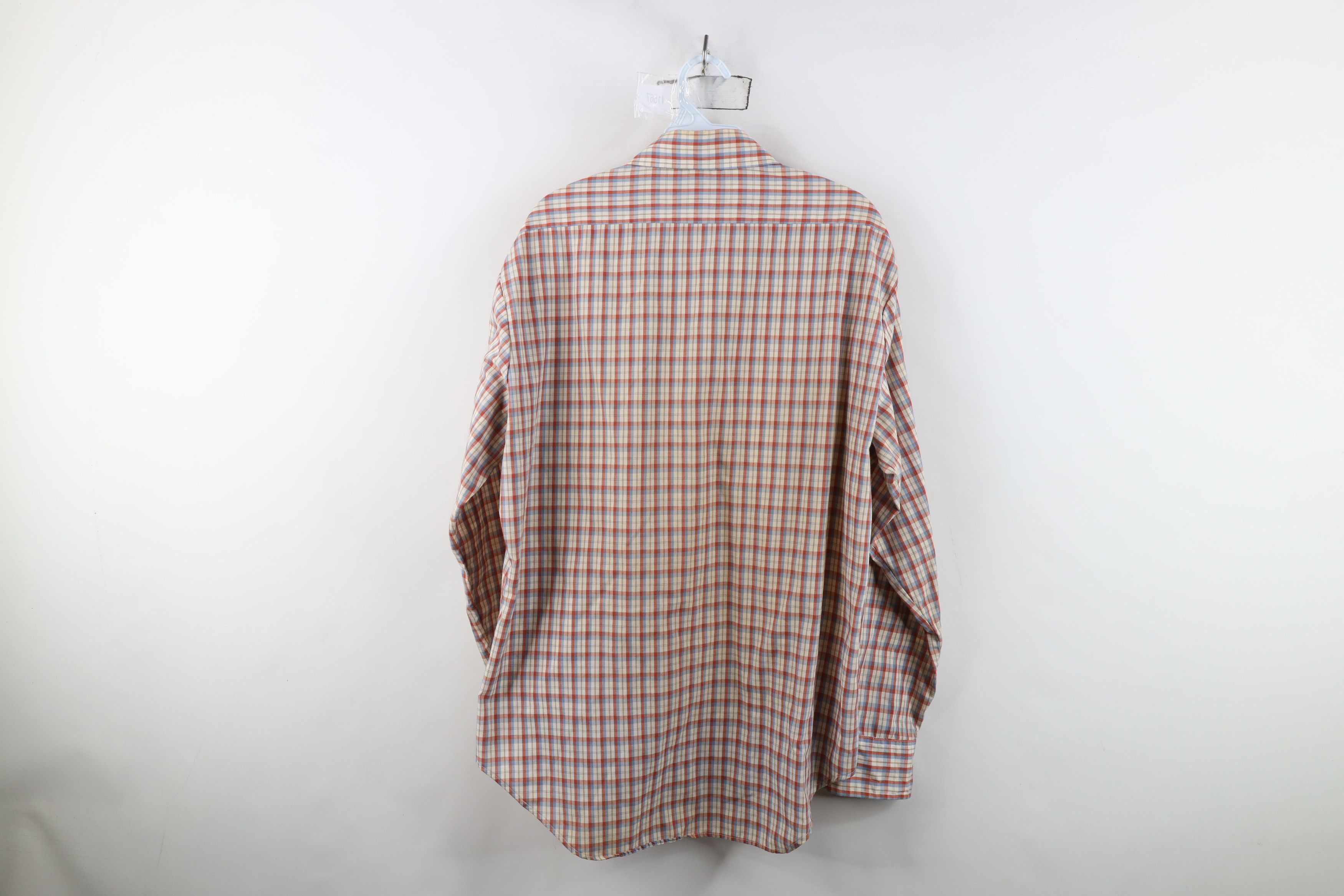 Wrangler Vintage 70s 80s Wrangler Western Collared Button Shirt Plaid Size US L / EU 52-54 / 3 - 11 Thumbnail