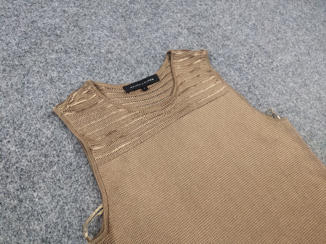 Ralph Lauren Ralph Lauren Black Label Knit Slinky Tight Sleeveless Soft Size L / US 10 / IT 46 - 7 Thumbnail