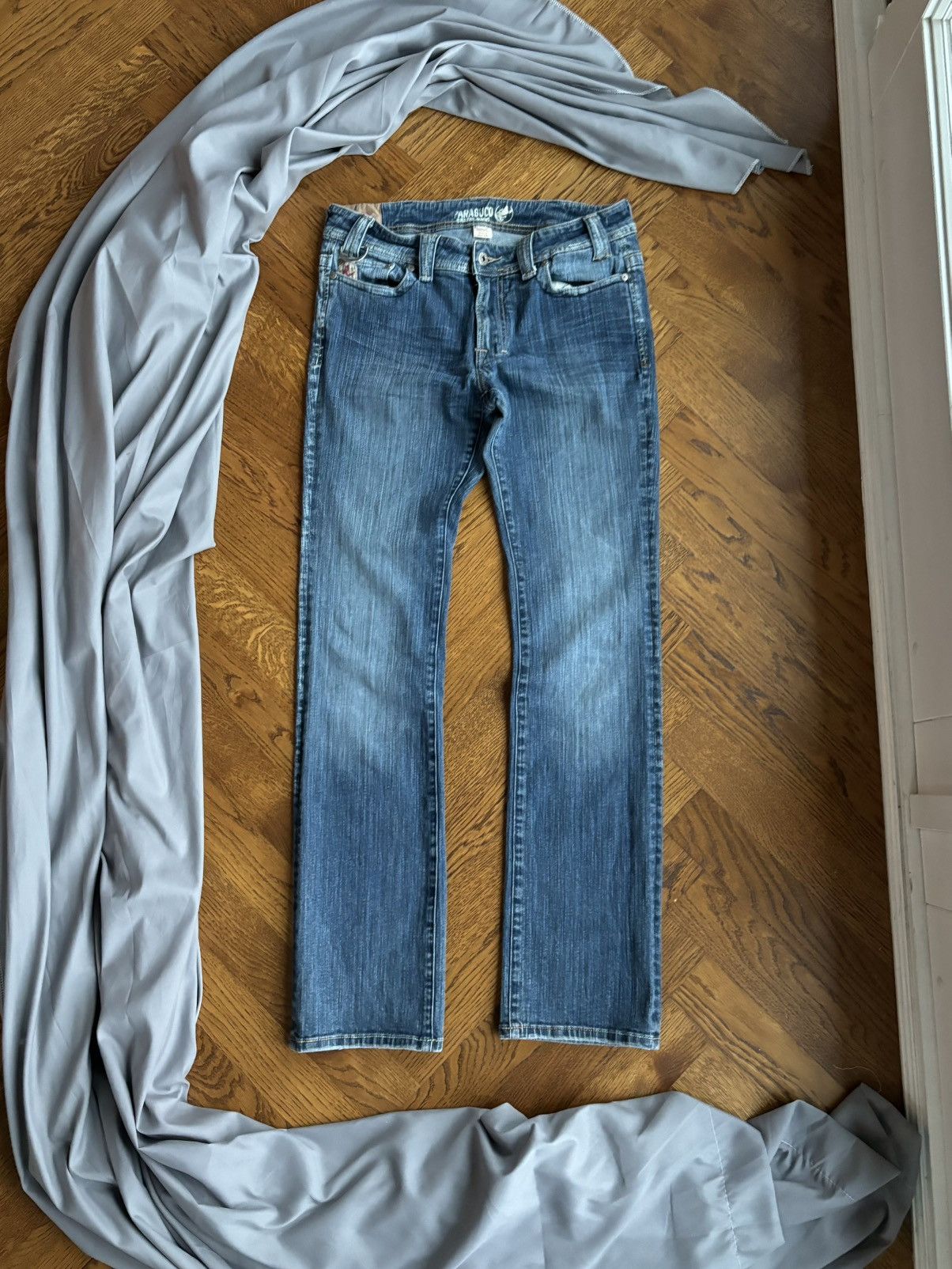 Parasuco × Rocawear × Vintage 1990s Vintage Parasuco Jeans 2000s Y2K Denim Punk Faded Goth Size US 32 / EU 48 - 12 Thumbnail