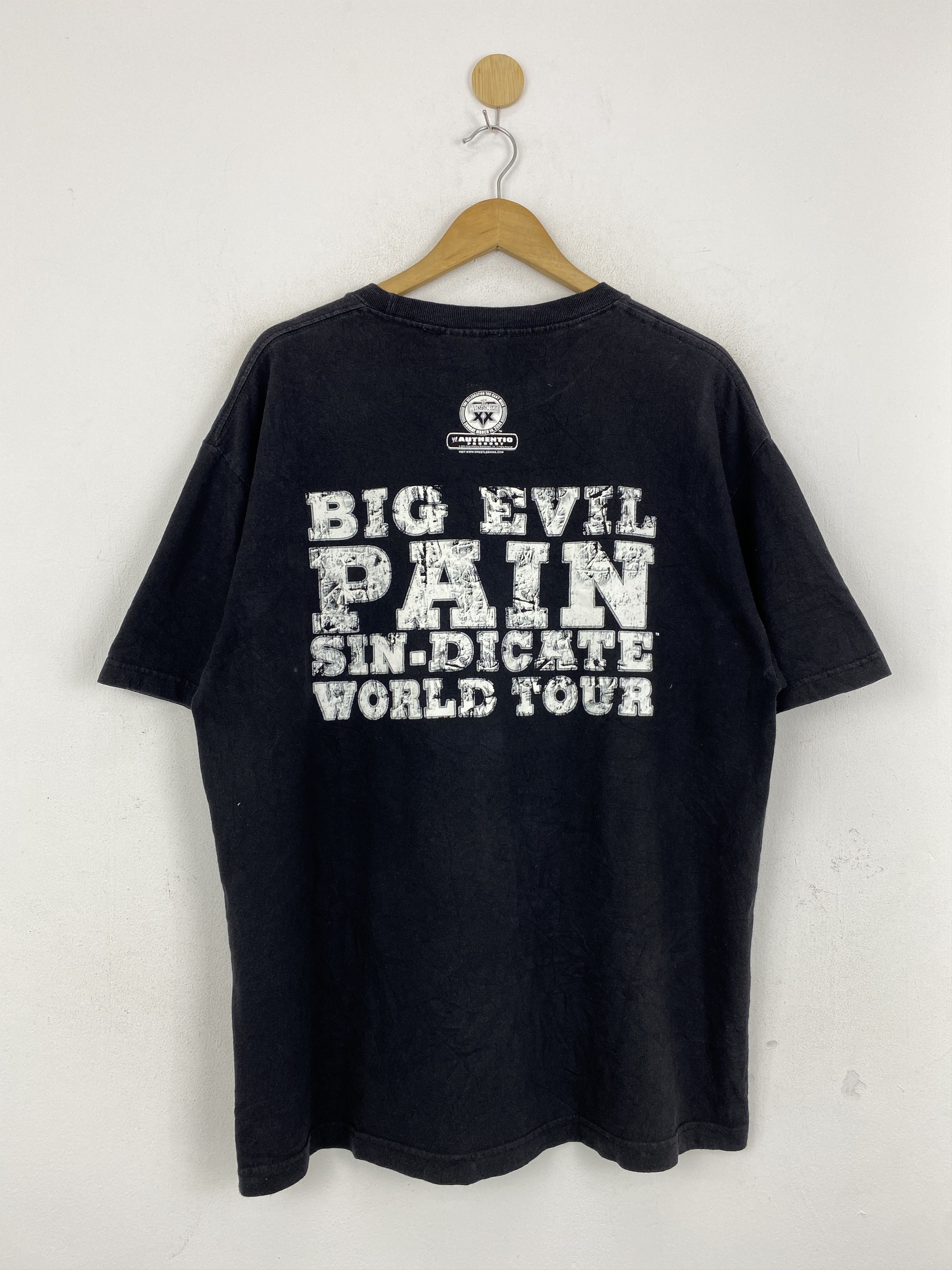 Vintage × WWE Vintage WWE Worldwide Evil Wrestlemania XX Tee TA0565 Size US XL / EU 56 / 4 - 3 Thumbnail