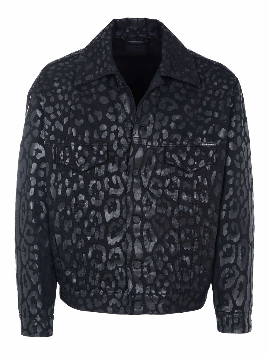 Dolce & Gabbana o1y0125 Denim Jacket in Black Size US M / EU 48-50 / 2 - 1 Thumbnail
