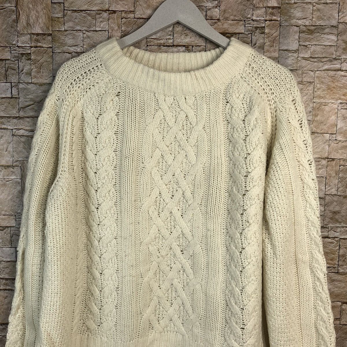GU × Homespun Knitwear × Japanese Brand GU japan White sweatshirt Knitwear #A860 Size XL / US 12-14 / IT 48-50 - 5 Thumbnail