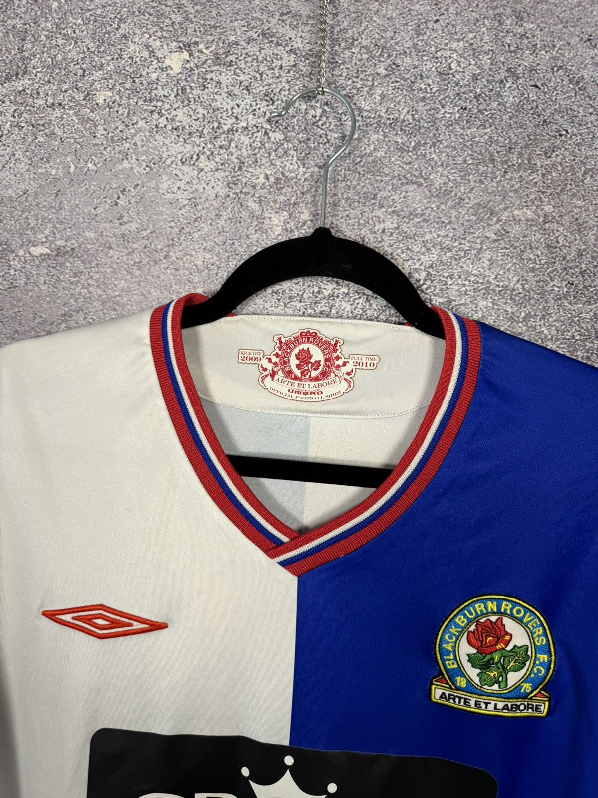 Umbro Vintage Blackburn Rovers 2009/10 Umbro Soccer Jersey Size US XXL / EU 58 / 5 - 9 Thumbnail