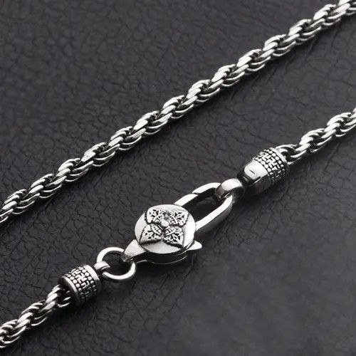 Other 4mm Round Men's Hemp Rope Necklace Size ONE SIZE - 4 Thumbnail
