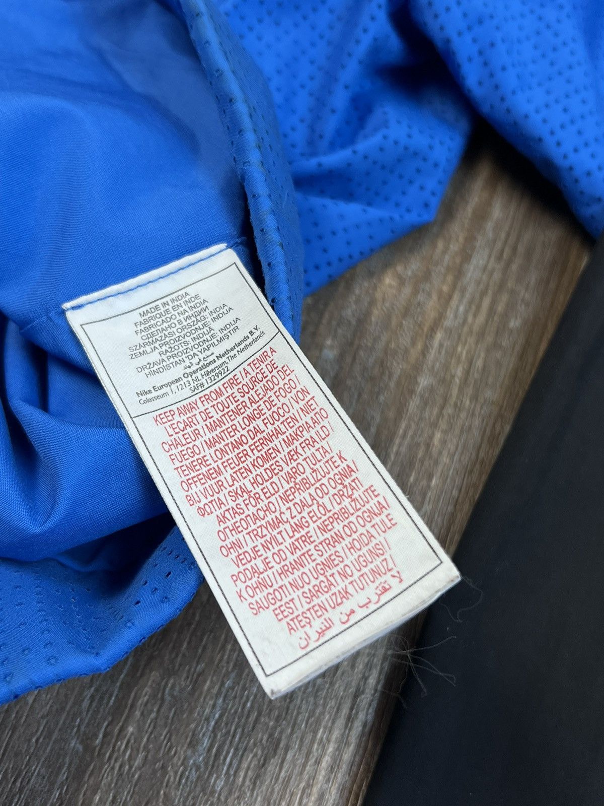 Nike Vintage Nike Inter Milan Blue Tack Top Full Zip Jacket Size US L / EU 52-54 / 3 - 12 Thumbnail