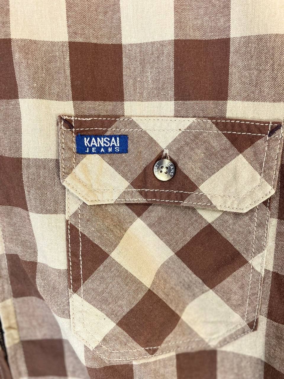 Kansai Yamamoto kansai yamamoto light jacket checkered design Size US L / EU 52-54 / 3 - 2 Thumbnail