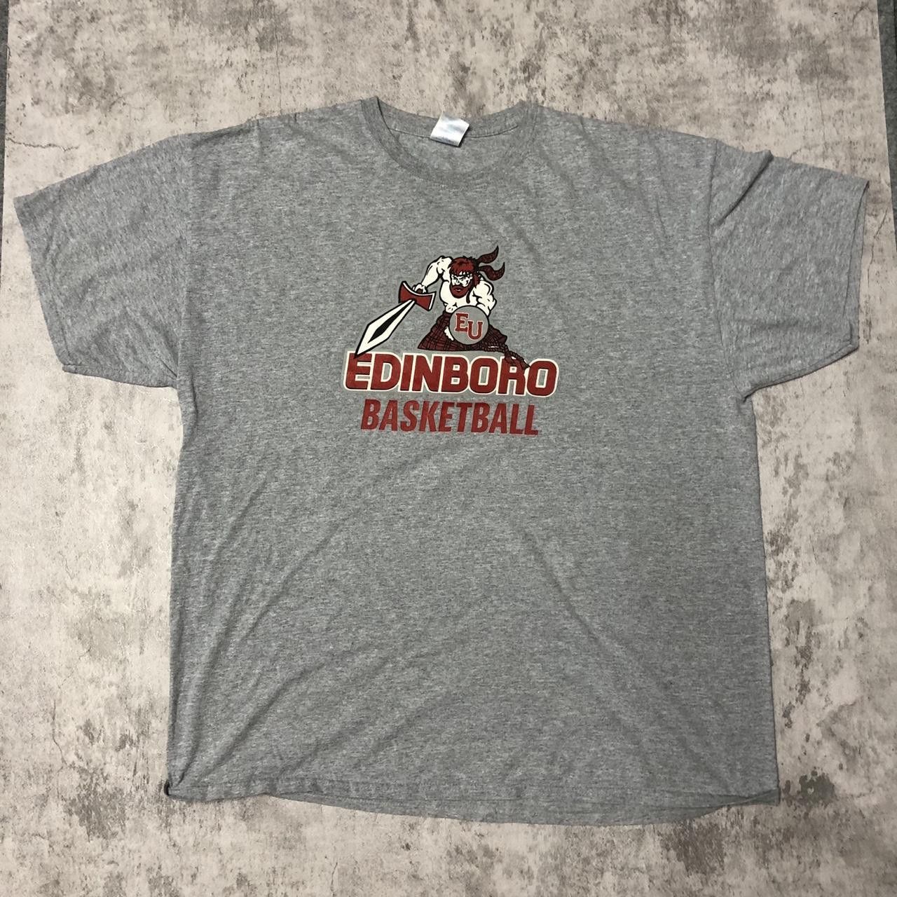 Gildan Grey Edinboro University basketball t-shirt Size US XXL / EU 58 / 5 - 1 Thumbnail