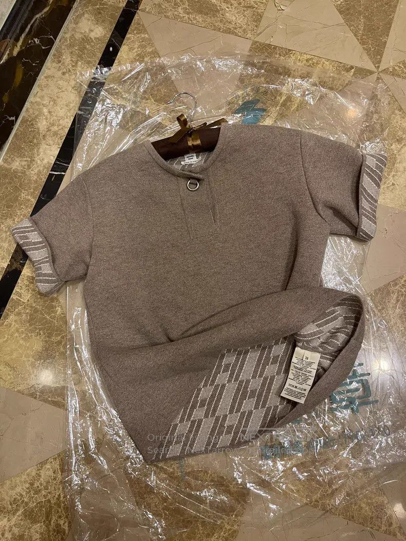 Hermes Hermes Brown short sleeves Size XS / US 0-2 / IT 36-38 - 5 Thumbnail