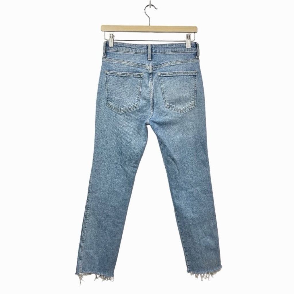 Free People Free People Girlfriend Straight Light Wash Jeans Size 27 Size 27" / US 4 / IT 40 - 3 Thumbnail