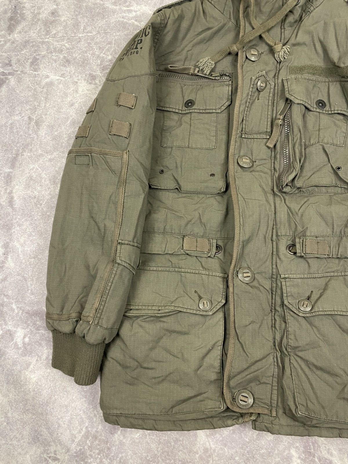 Other Thor Steinar Multipocket Khaki Military Style Parka Size: L Size US L / EU 52-54 / 3 - 4 Thumbnail