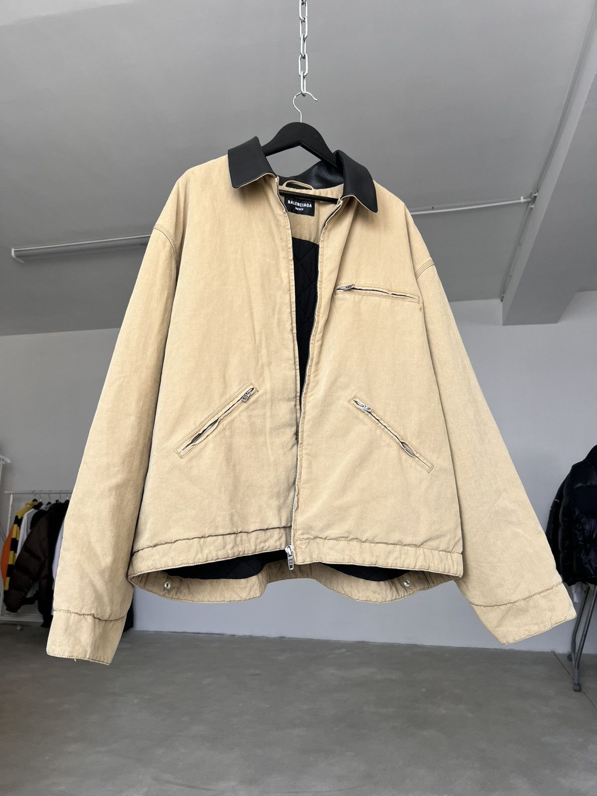 Balenciaga Balenciaga Work Jacket Canvas Size US M / EU 48-50 / 2 - 2 Thumbnail