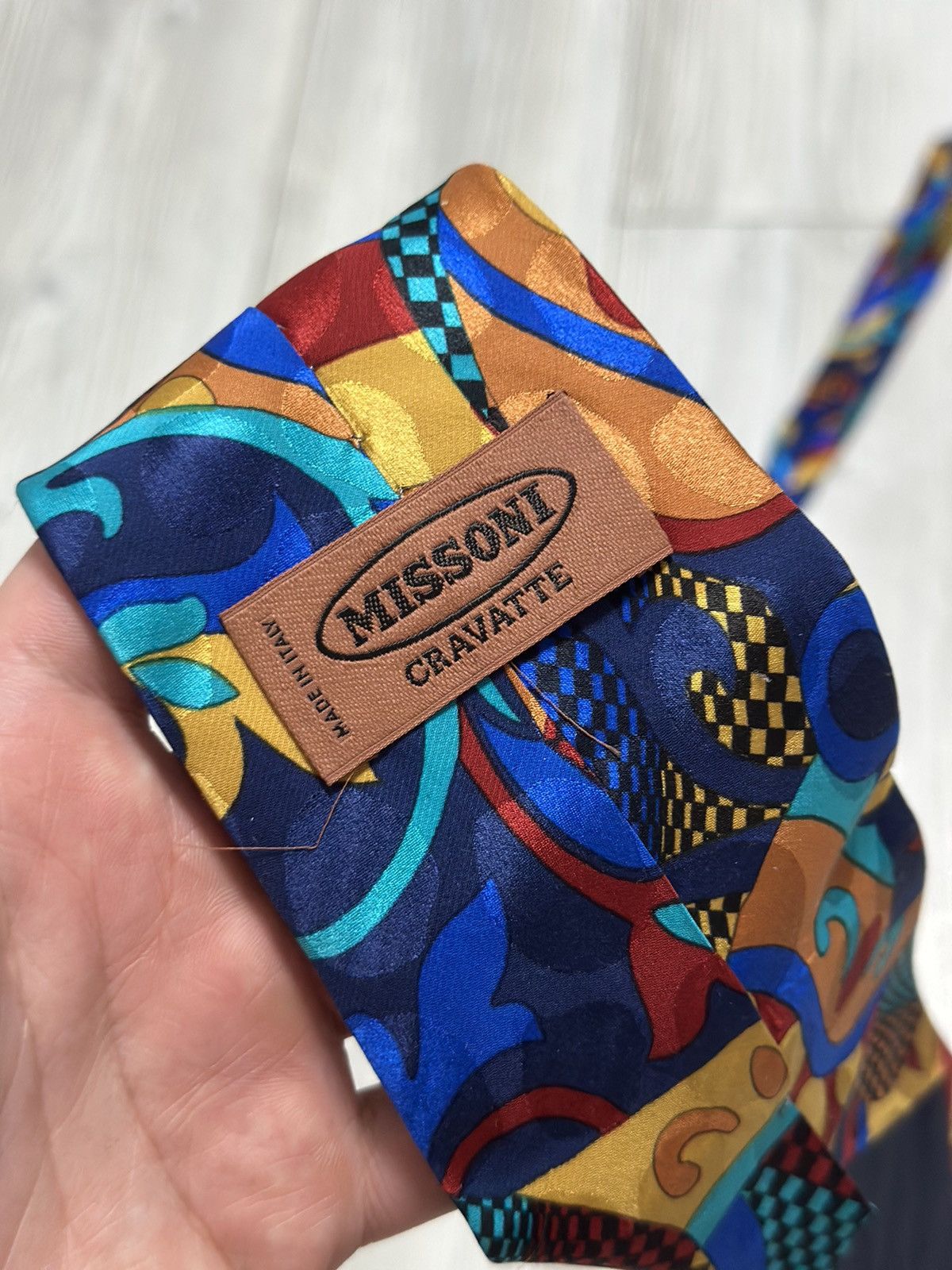 Other Luxury Missoni Cravatte Multicolor Silk Tie Made In Italy Size ONE SIZE - 3 Thumbnail