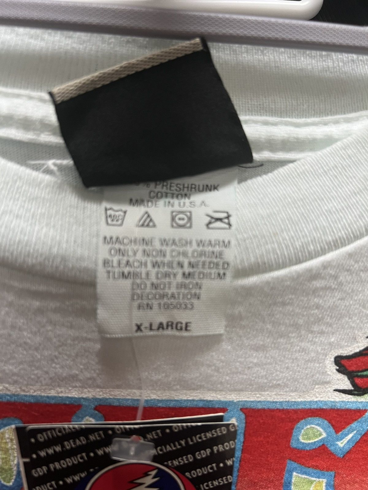Vintage Vintage grateful dead tee with tags Size US XL / EU 56 / 4 - 2 Thumbnail