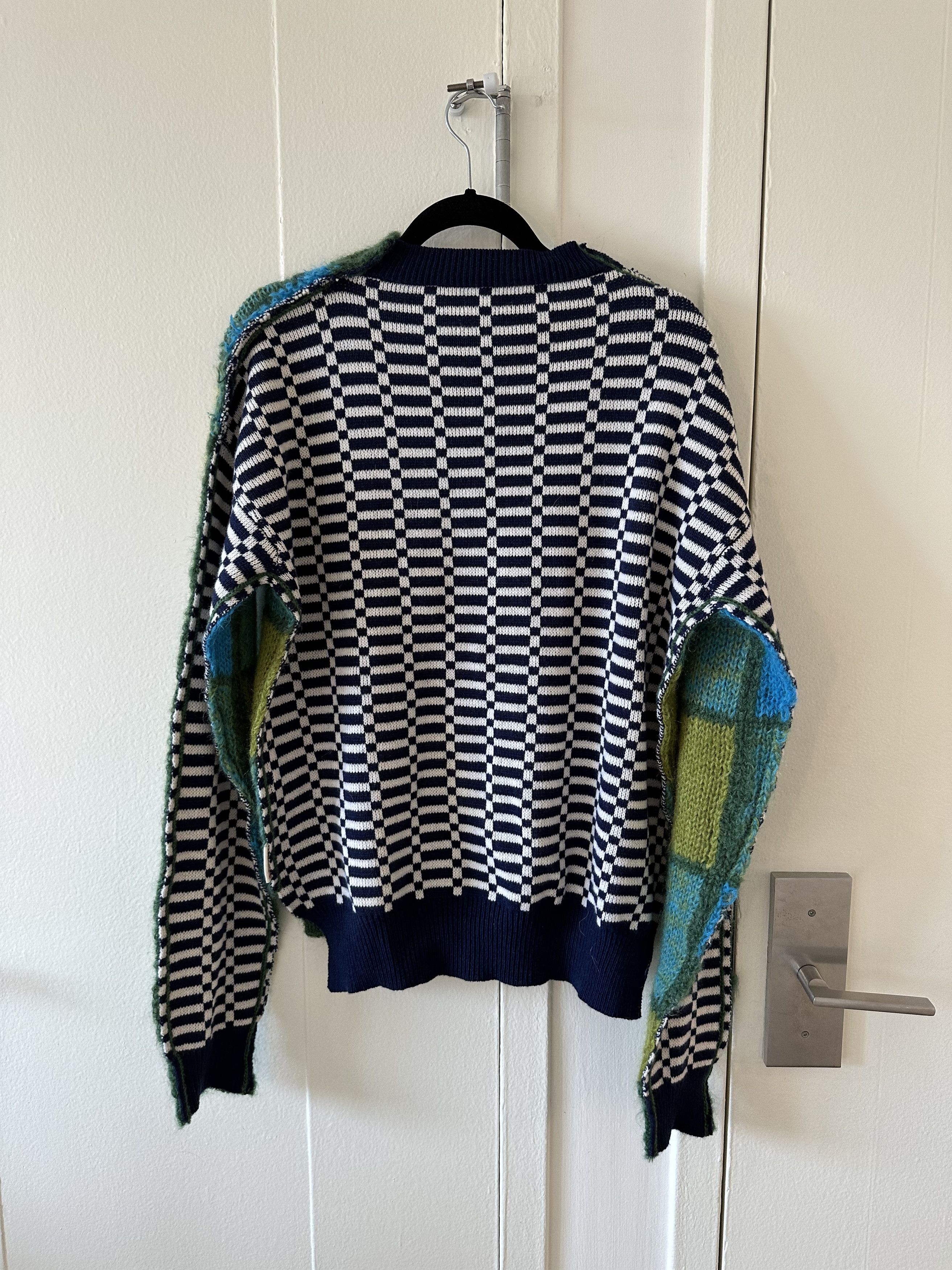 Marni Marni Check Wool/Mohair Blend Sweater Size US M / EU 48-50 / 2 - 4 Thumbnail