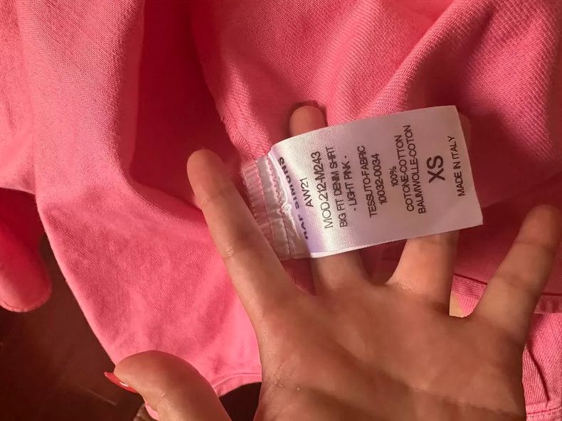 Raf Simons Raf simons 21aw pink denim shirt Size US XS / EU 42 / 0 - 4 Thumbnail