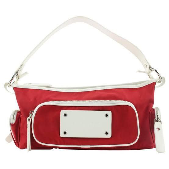 Burberry Burberry Red Nilon Shoulder Bag Size ONE SIZE - 2 Thumbnail