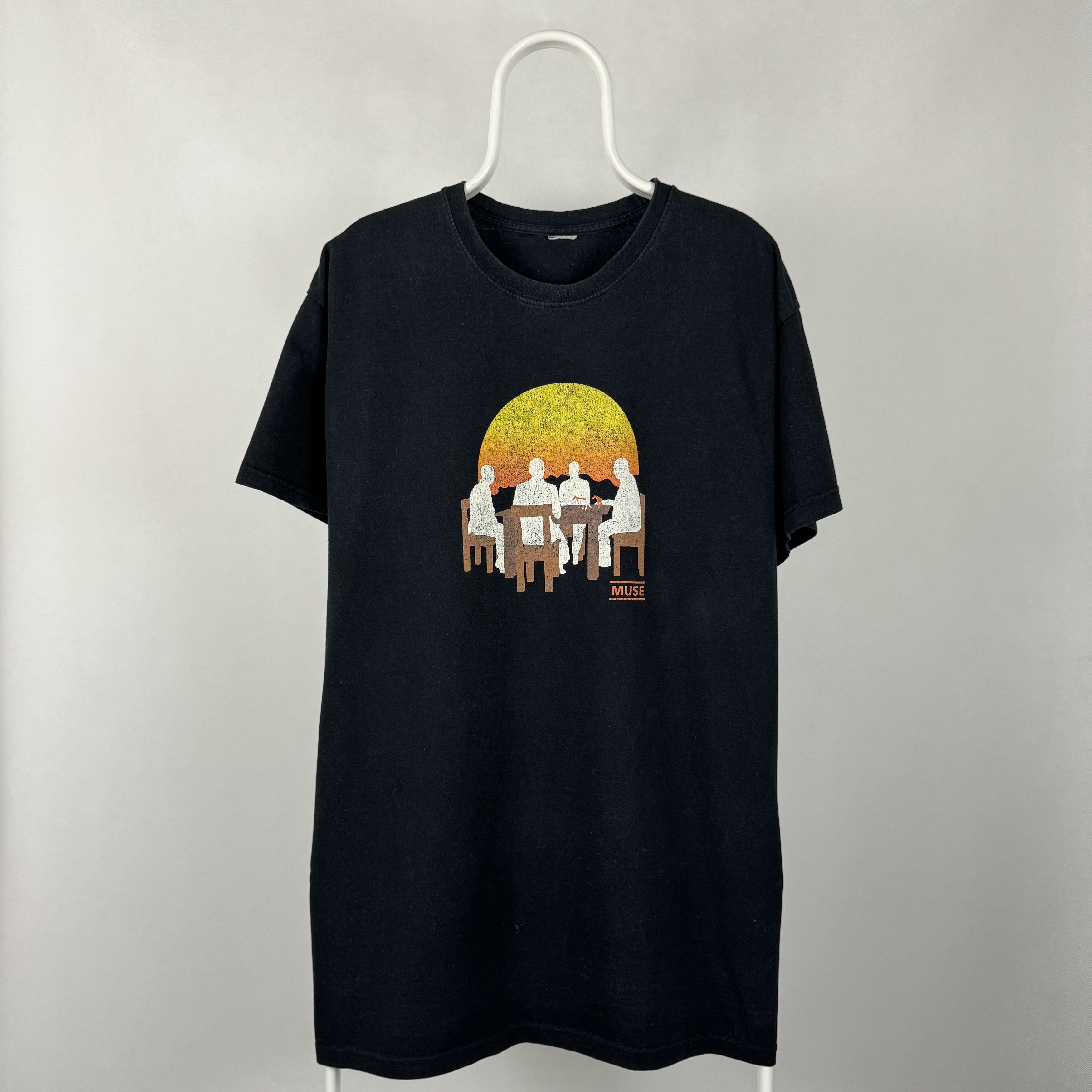image of Band Tees x Rock T Shirt Muse T-Shirt Gildan 1997 Vintage Rock Group 90's Size XL Black, Men's