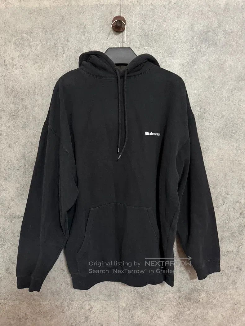 Balenciaga Balenciaga Embroidered BB Logo Hoodie. Size US S / EU 44-46 / 1 - 1 Thumbnail