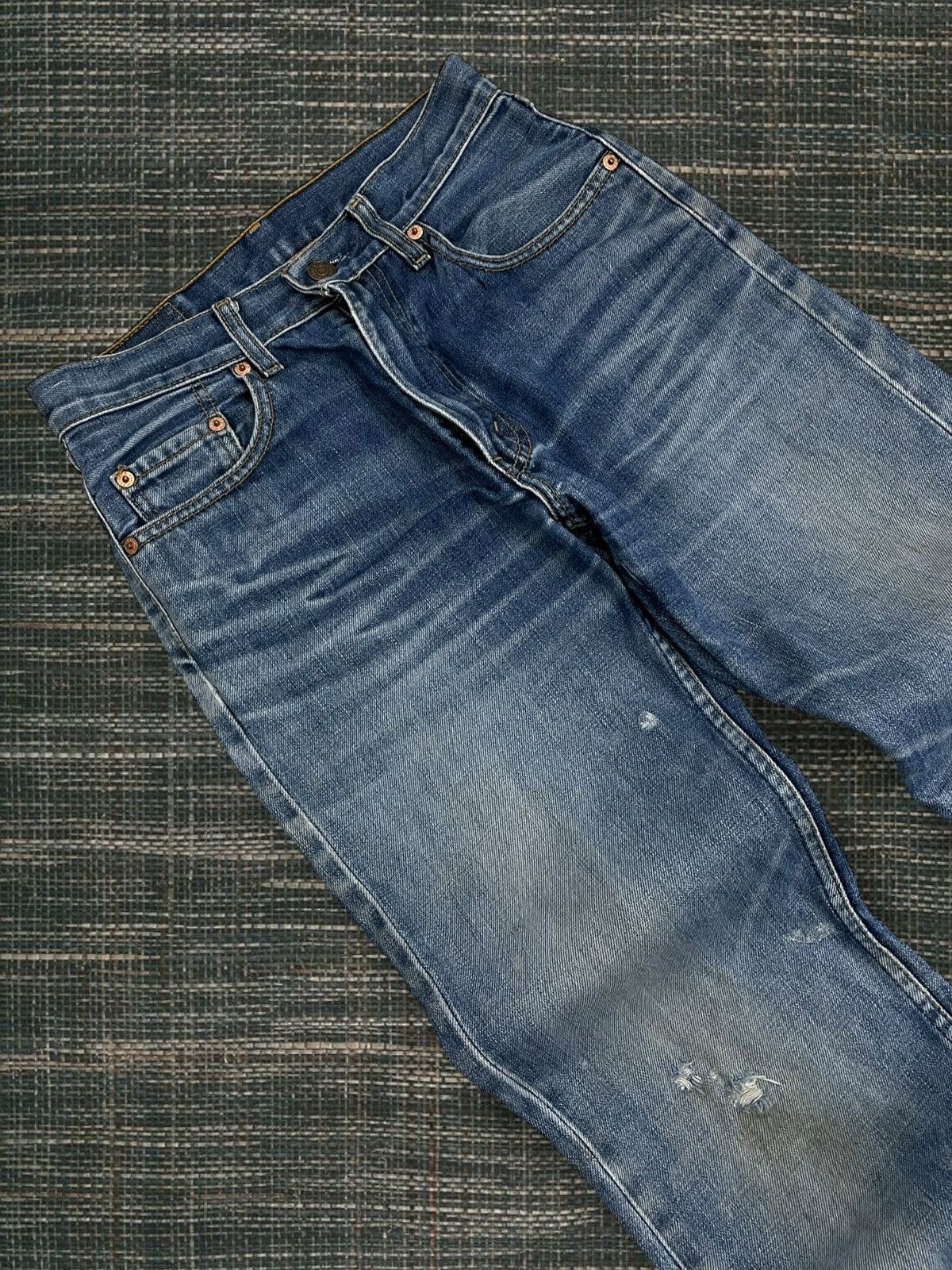 Levi's Vintage Clothing Vintage 1990s Original Designer Levis Distressed Denim Size US 26 / EU 42 - 7 Thumbnail