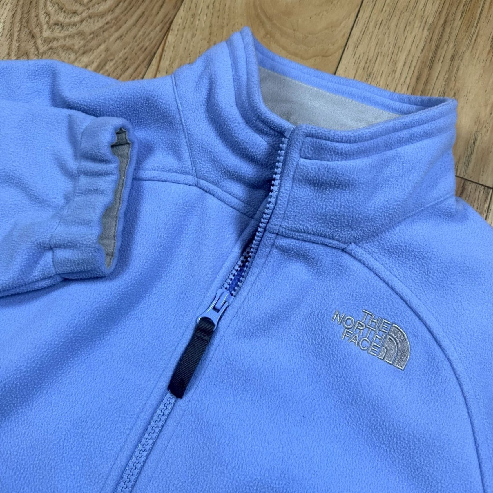 The North Face The North Face Jacket Women L Blue Full Zip Windwall Lined Fleece Polyester Regular Size L / US 10 / IT 46 - 5 Thumbnail