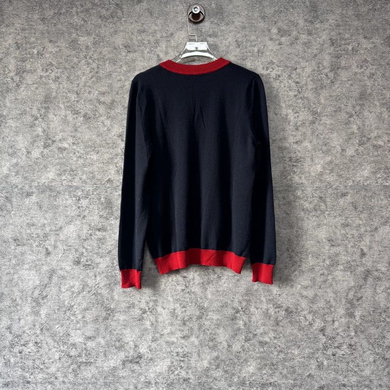 Gucci Gucci Rose embroidery woollen sweater Size M / US 6-8 / IT 42-44 - 2 Thumbnail