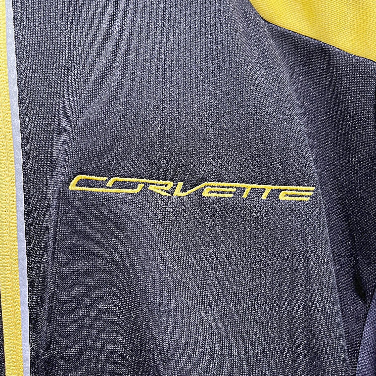 Other Corvette Performance Racing Jacket Black Yellow Zip Fleece L Size US L / EU 52-54 / 3 - 3 Thumbnail