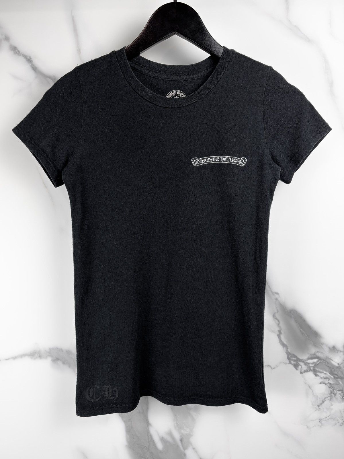 Chrome Hearts Chrome Hearts Vintage Large Fleur Back Scroll Logo Tshirt Size M / US 6-8 / IT 42-44 - 2 Thumbnail