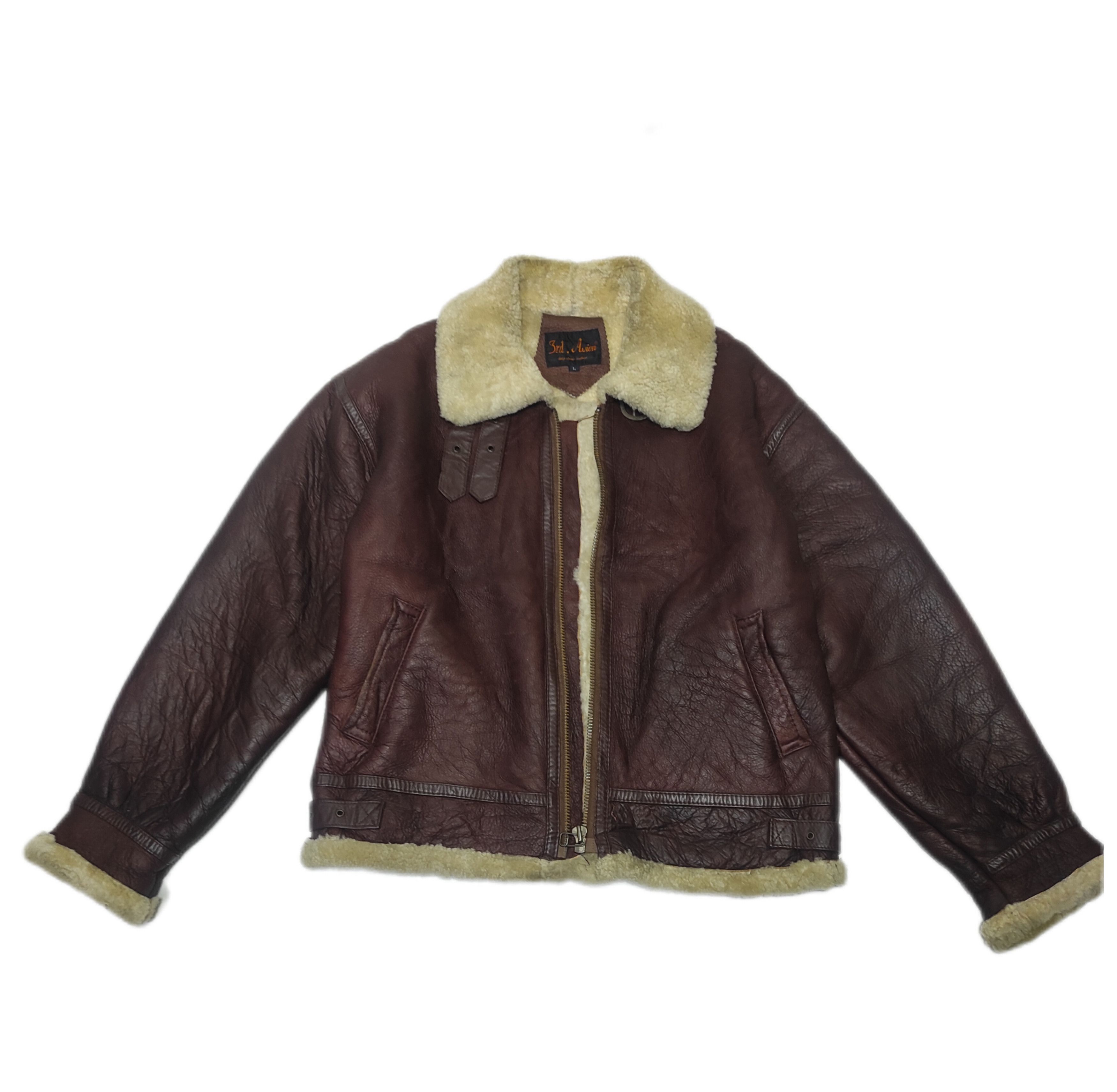 Leather Beautiful Color B3 jacket Genuine Sheepskin Size US L / EU 52-54 / 3 - 6 Thumbnail