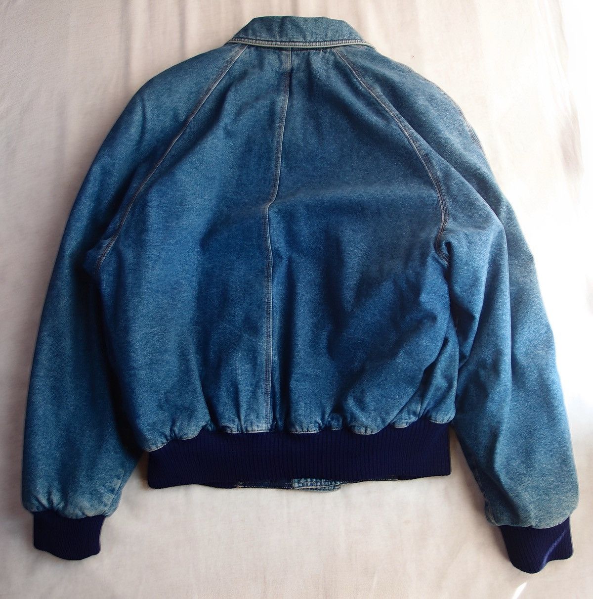 Byblos BYBLOS Denim Bomber Jacket 46 Made in Italy Size US S / EU 44-46 / 1 - 2 Thumbnail