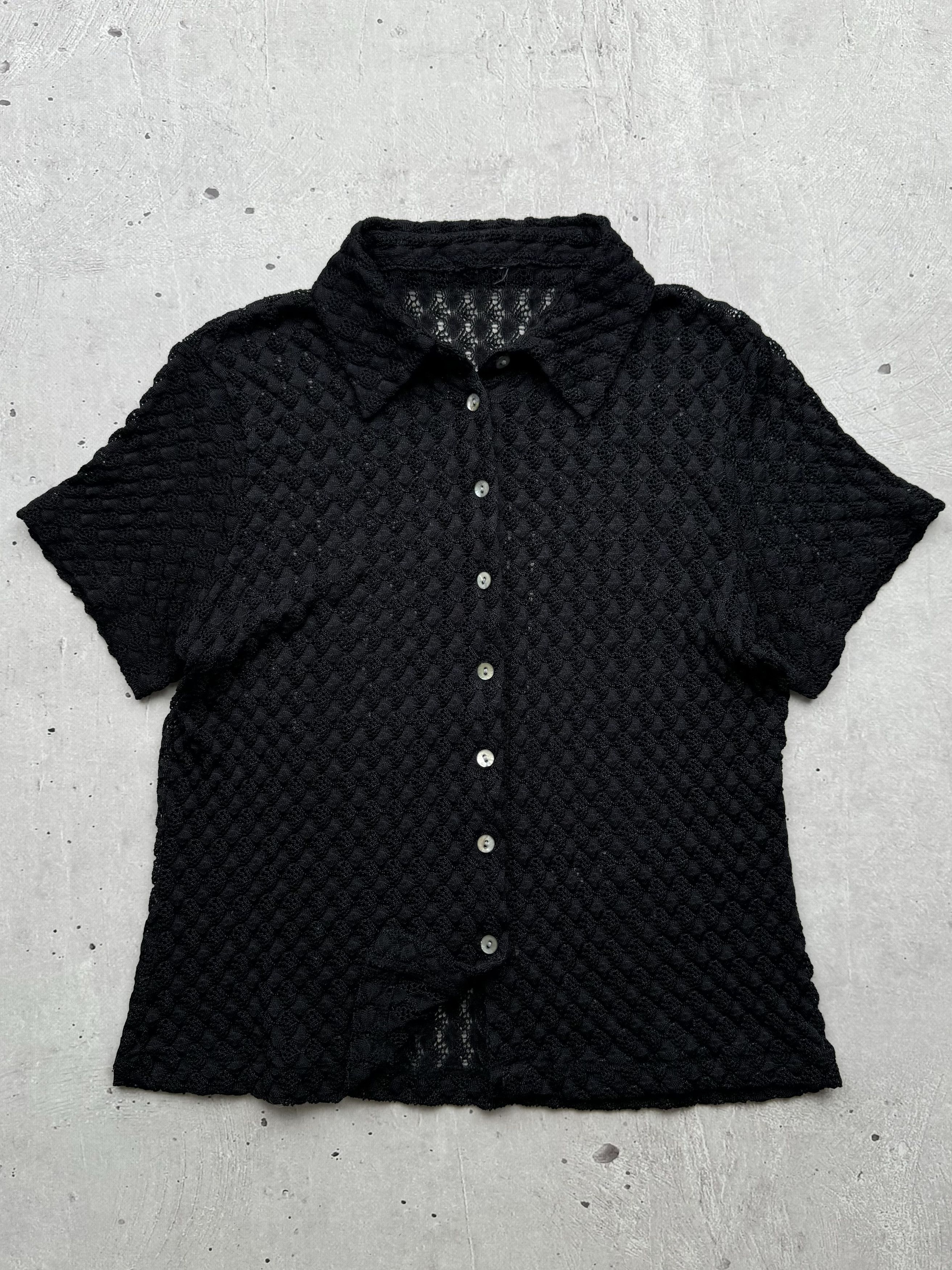 Other Vintage Mesh Gothic Shirt Size M / US 6-8 / IT 42-44 - 1 Thumbnail