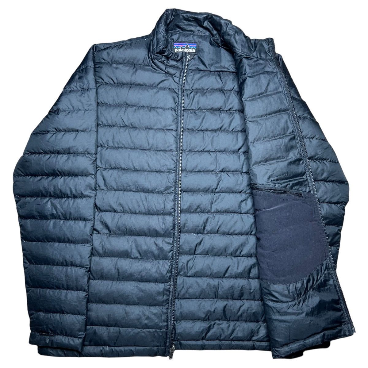 Patagonia × Vintage 2015 Patagonia Black Down Zip Up Style 28387 Puffer Jacket Size US L / EU 52-54 / 3 - 2 Thumbnail