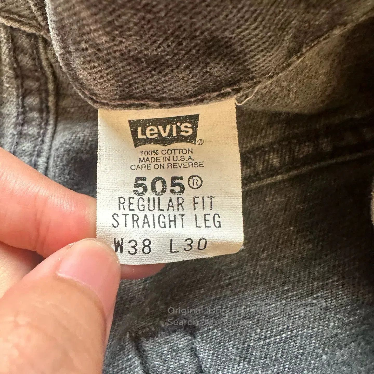 Vintage Vintage Levis Remake Baggy Shorts. Size US 35 - 4 Thumbnail