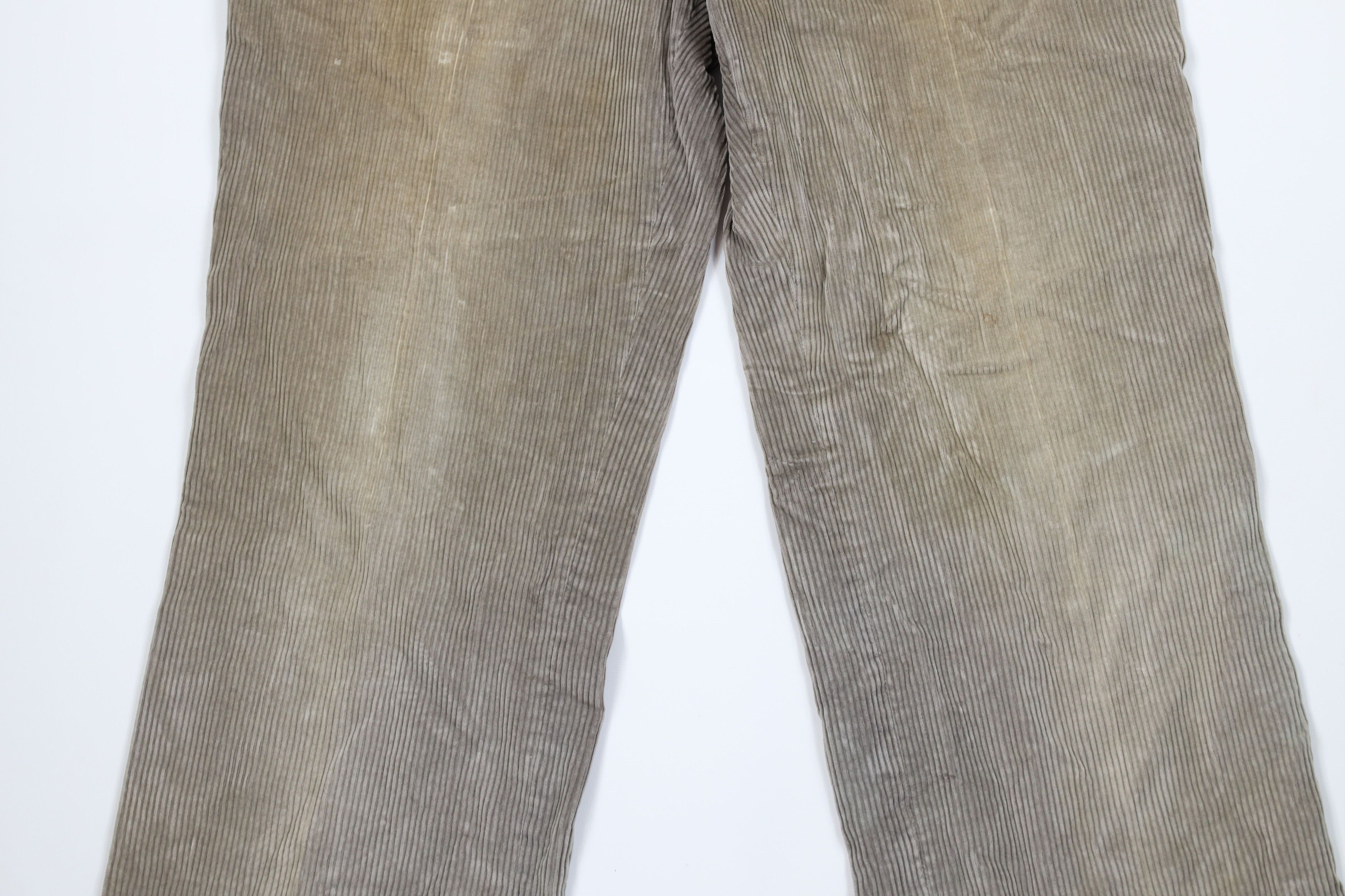 Vintage Vintage 70s Streetwear Wide Leg Corduroy Chino Pants USA Size US 32 / EU 48 - 3 Thumbnail
