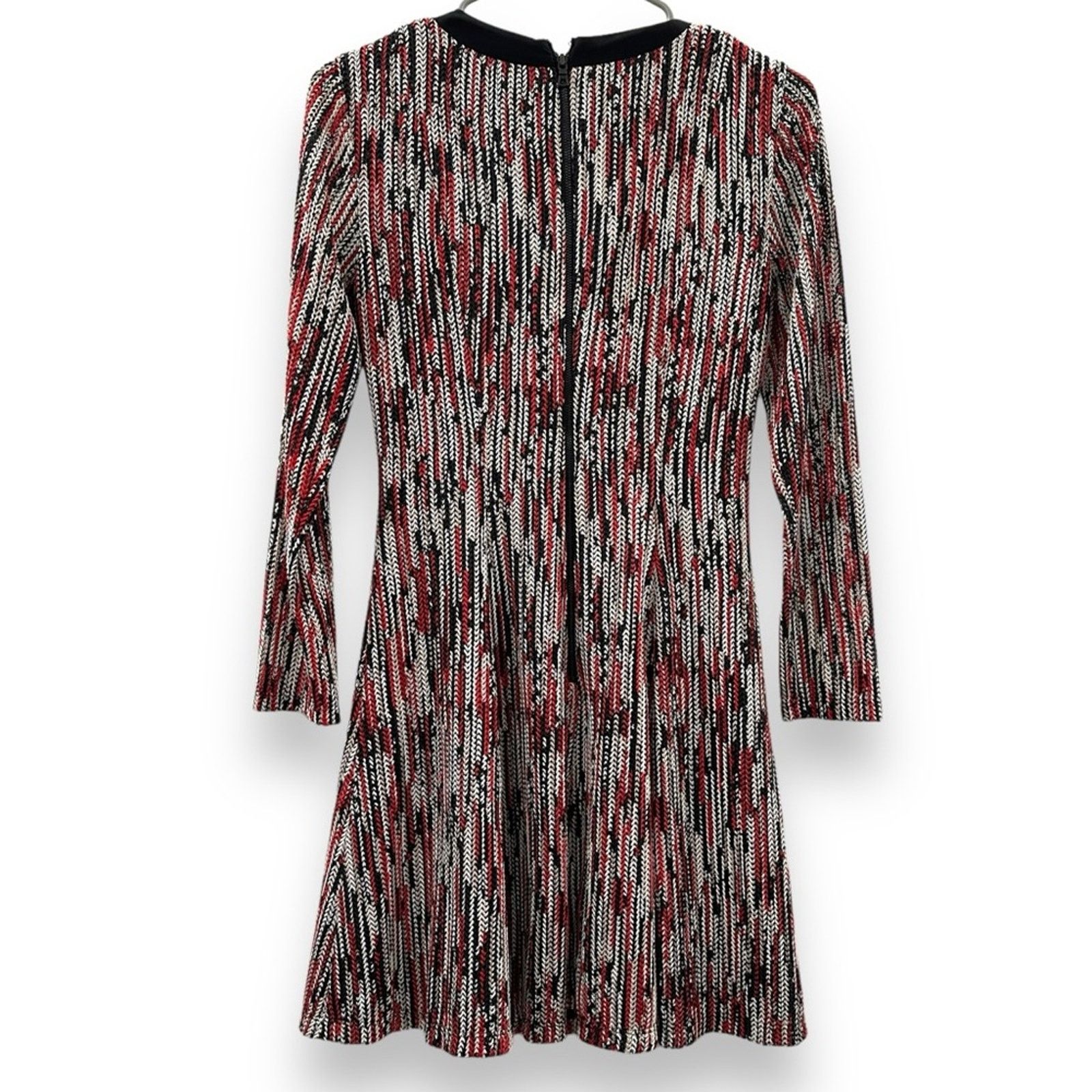 Alice + Olivia Alice & Olivia Gwyneth Fit & Flare 3/4 Sleeve Mini Dress Size XS / US 0-2 / IT 36-38 - 6 Thumbnail
