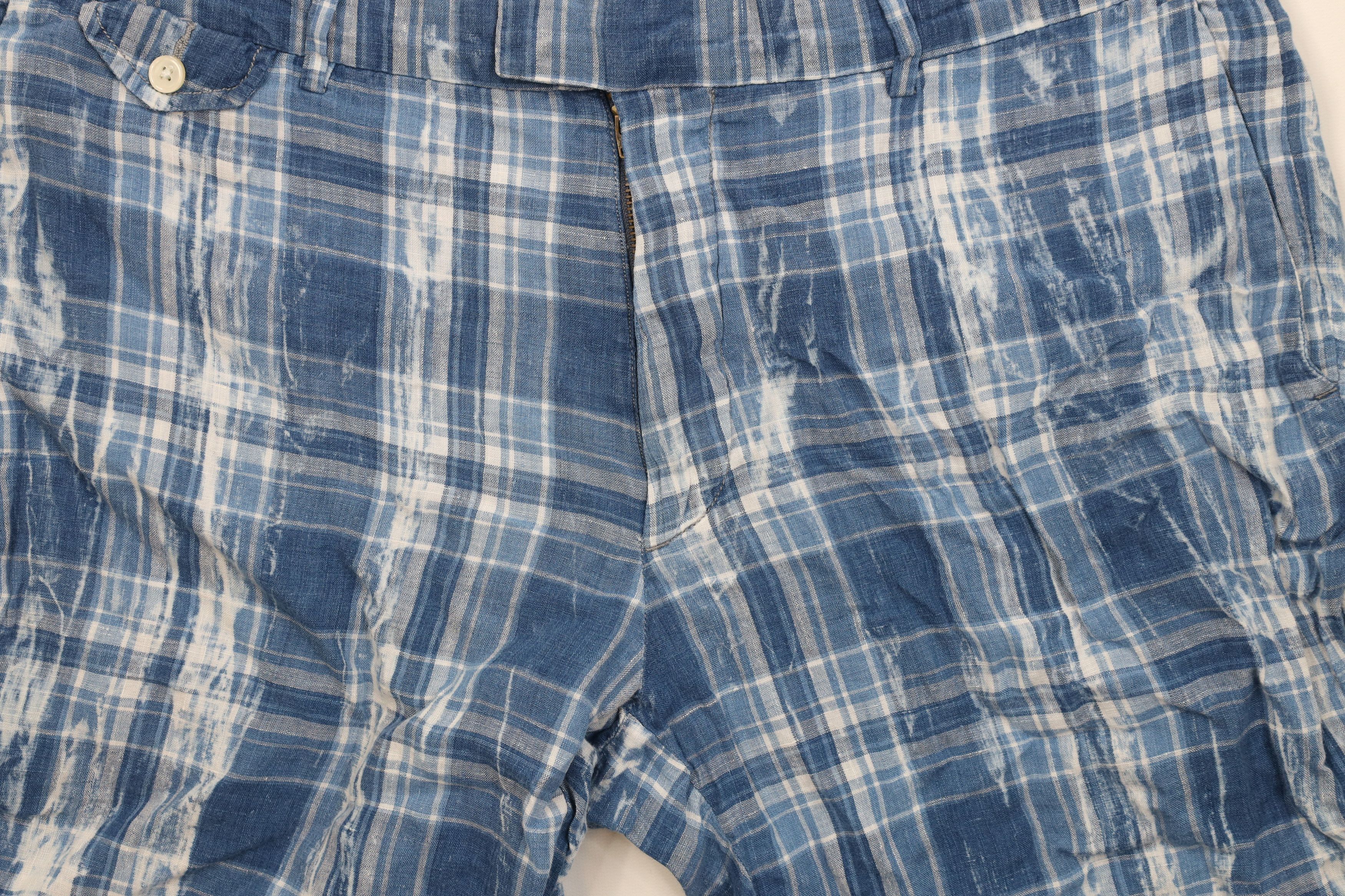Ralph Lauren Vintage Ralph Lauren India Madras Linen Chino Shorts Size US 36 / EU 52 - 3 Thumbnail