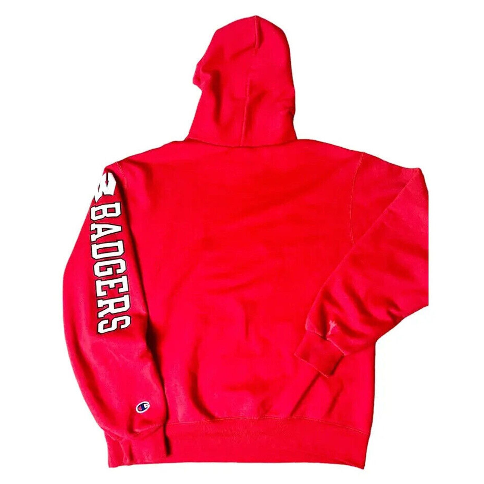 Champion Wisconsin Badgers Vintage Champion Mens Sweatshirt Red M Size US M / EU 48-50 / 2 - 2 Thumbnail