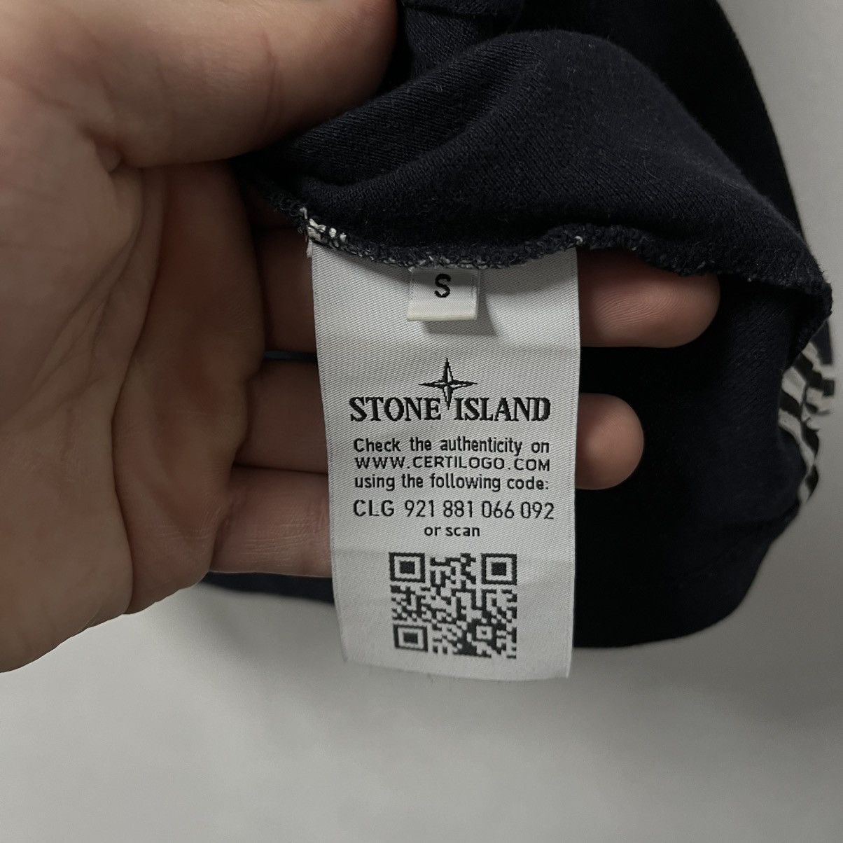 Stone Island Stone Island Polo Tee T Shirt Program Patch Blue Size US S / EU 44-46 / 1 - 9 Thumbnail