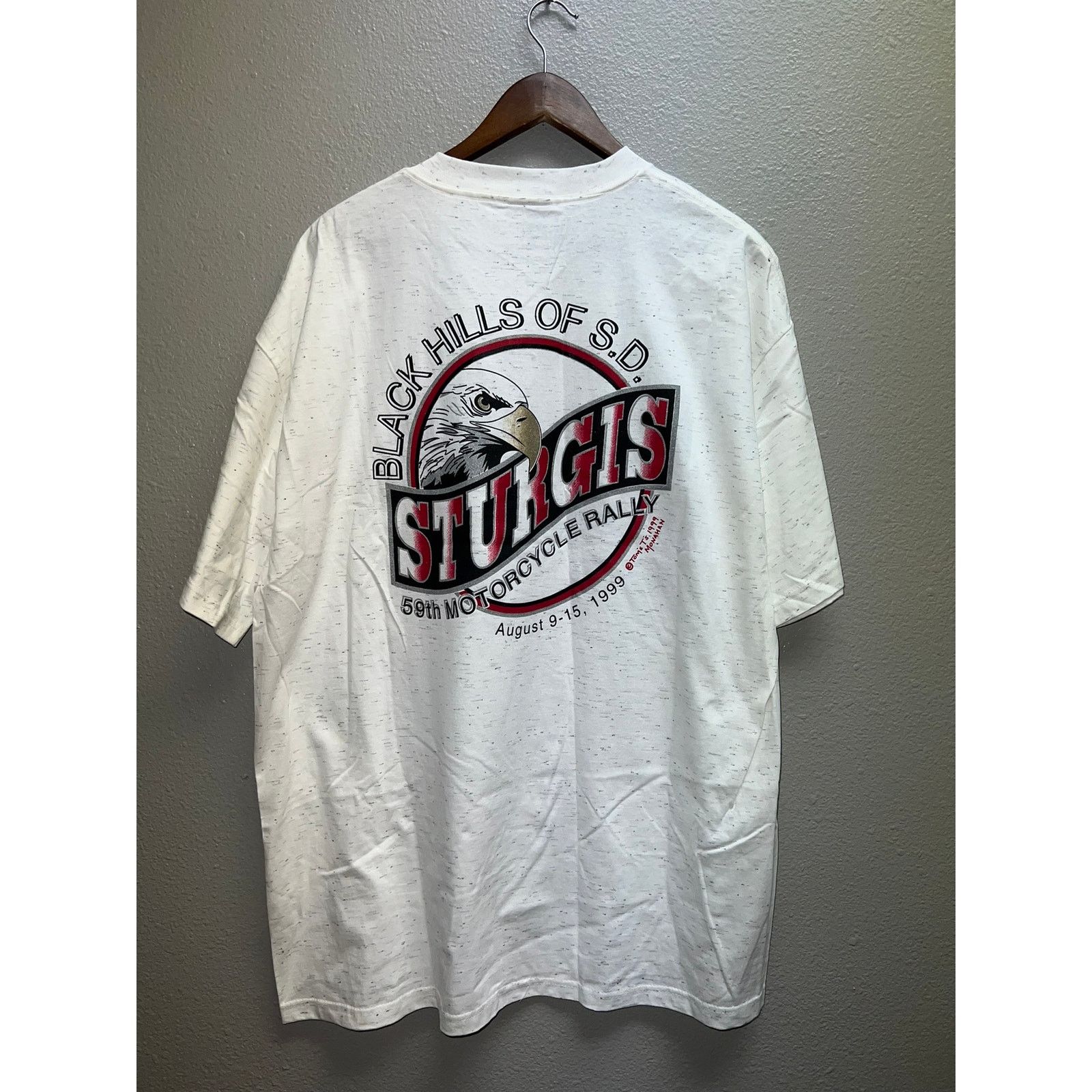 Vintage Vintage Sturgis 1999 Shirt 59th Black Hills Biker Tee 90s Size US XXL / EU 58 / 5 - 8 Thumbnail