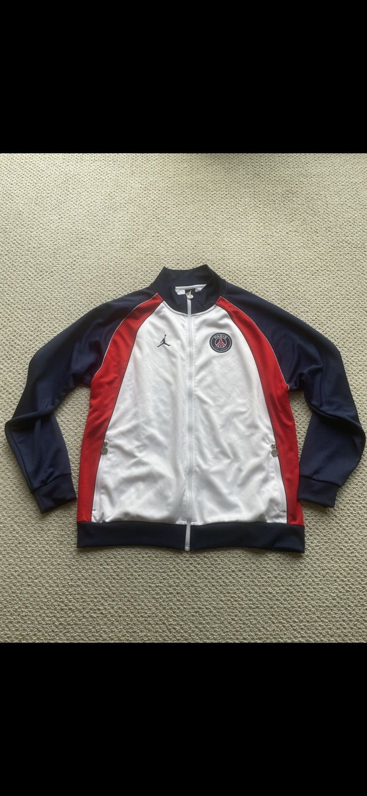 Jordan Brand Jordan x Paris Saint-Germain Zip Up Size US XXL / EU 58 / 5 - 1 Thumbnail
