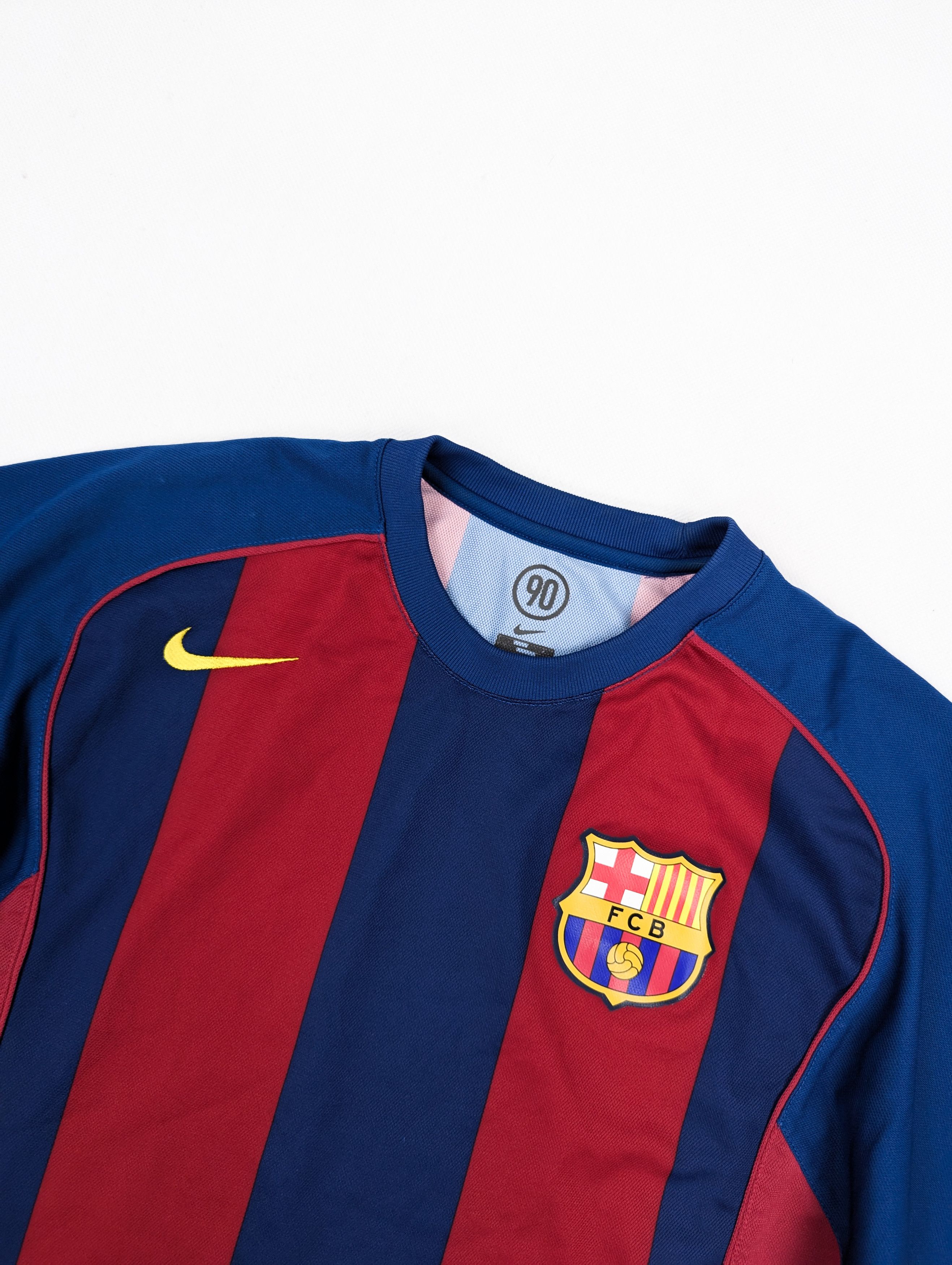 Nike Nike FC Barcelona 2004 soccer jersey football M Size US M / EU 48-50 / 2 - 2 Thumbnail