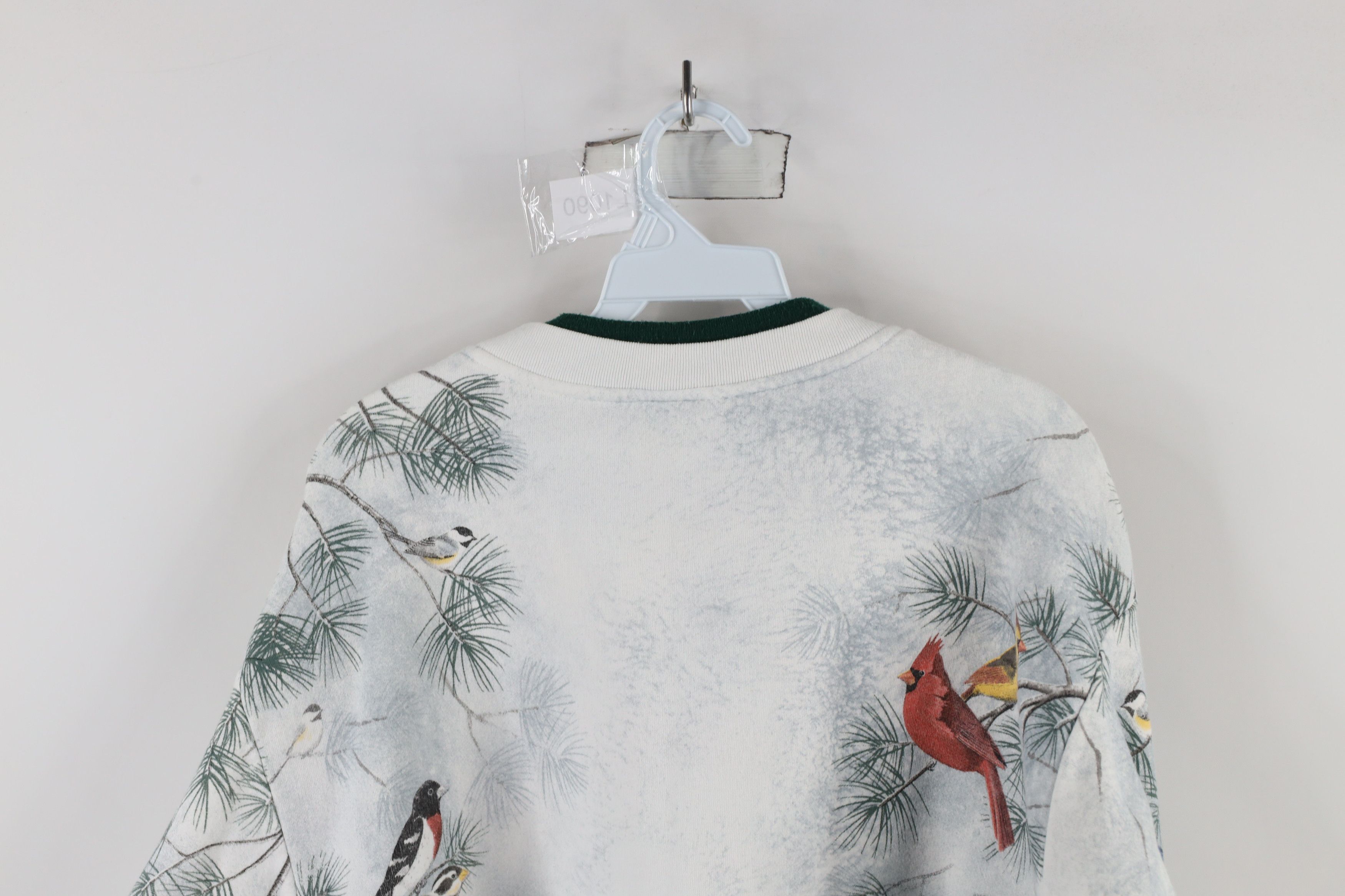Vintage Vintage 90s Christmas All Over Print Cardigan Sweatshirt Size L / US 10 / IT 46 - 15 Thumbnail