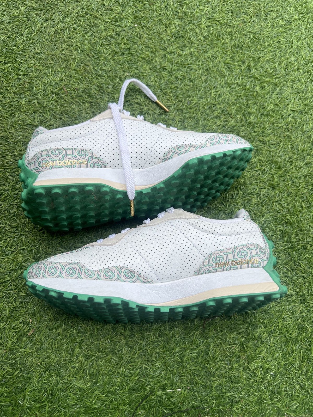 Casablanca × New Balance Sample New Balance x Casablanca 327 Munsell White Green Size US 7.5 / IT 37.5 - 3 Thumbnail