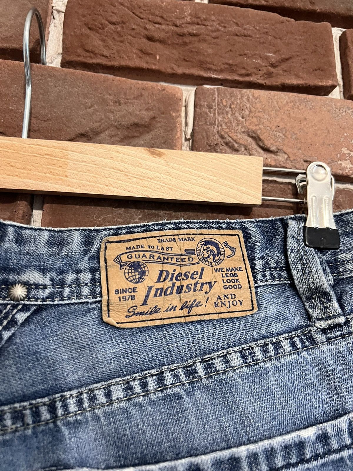 Diesel Vintage Y2k Rare Diesel Jeans Denim Pant Punk Rock Hype Size US 34 / EU 50 - 9 Thumbnail