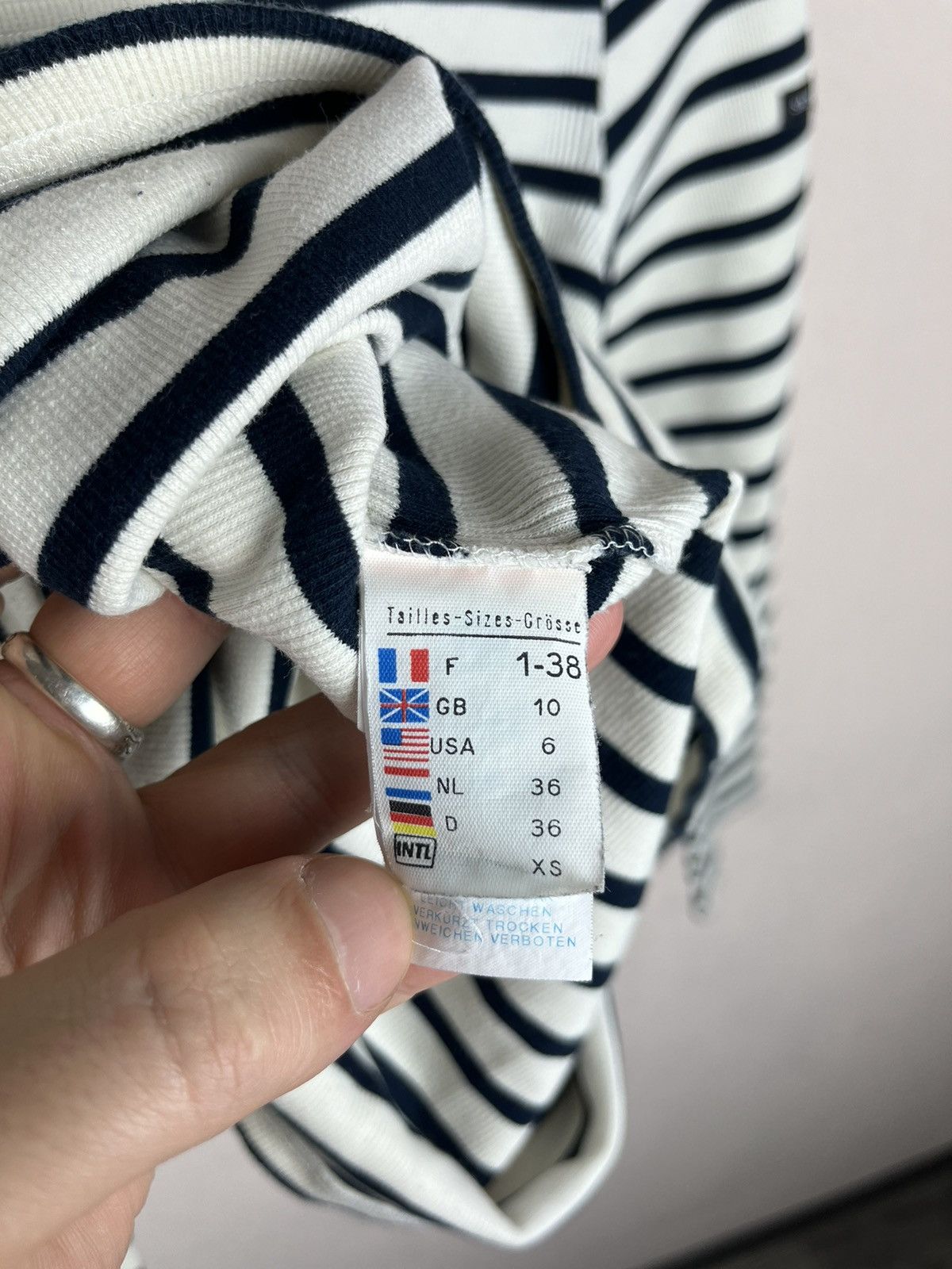 Saint James Saint James Striped Long Sleeve Jean Paul Vibe Kurt Cobain 6 Size M / US 6-8 / IT 42-44 - 6 Thumbnail